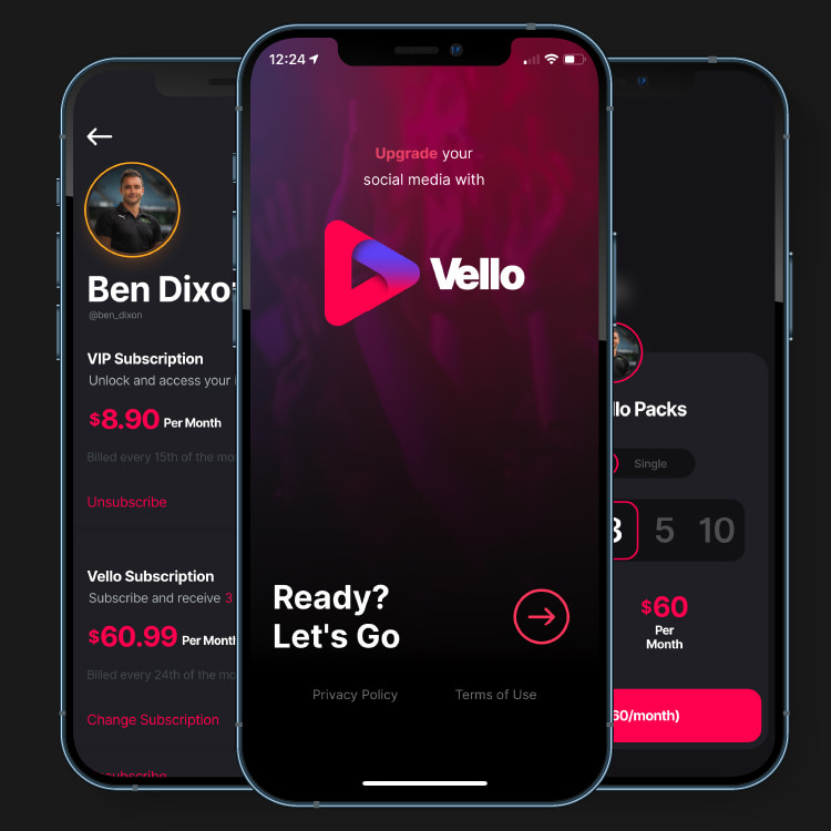 Vello Social Media by Appetiser App Development