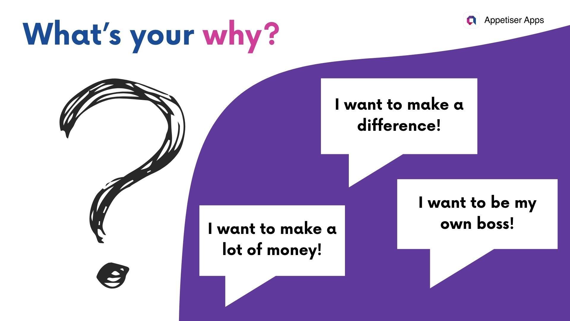 AF: What's your why mini-infographic