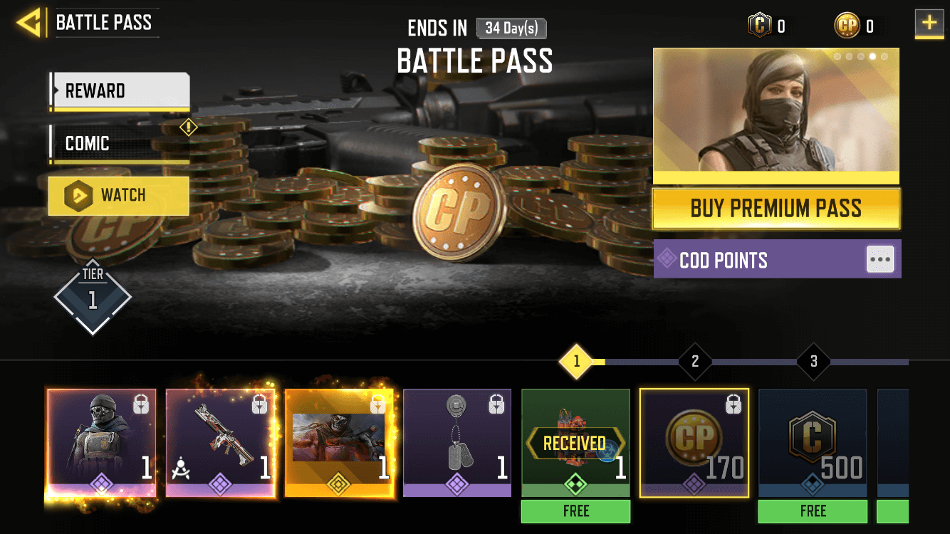 app monetization - Call of Duty screenshot
