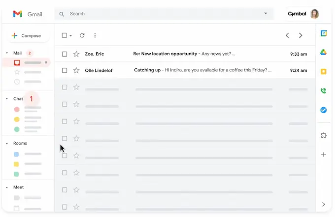 AIE: Google Workspace buttons and elements