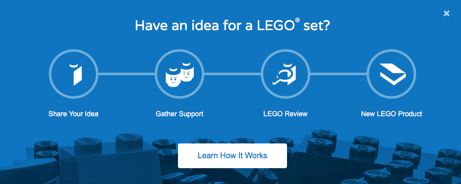MMT: Lego idea submission page