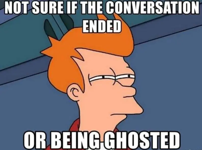 AR: ghosting meme