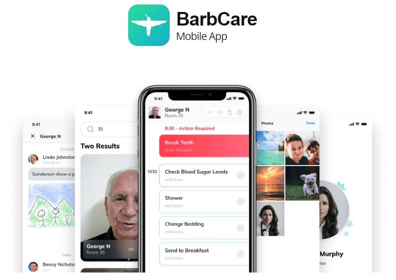 CAM: BarbCare app screenshots