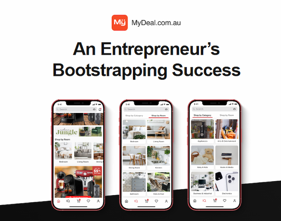 TSI: MyDeal mobile app screenshots and success highlight