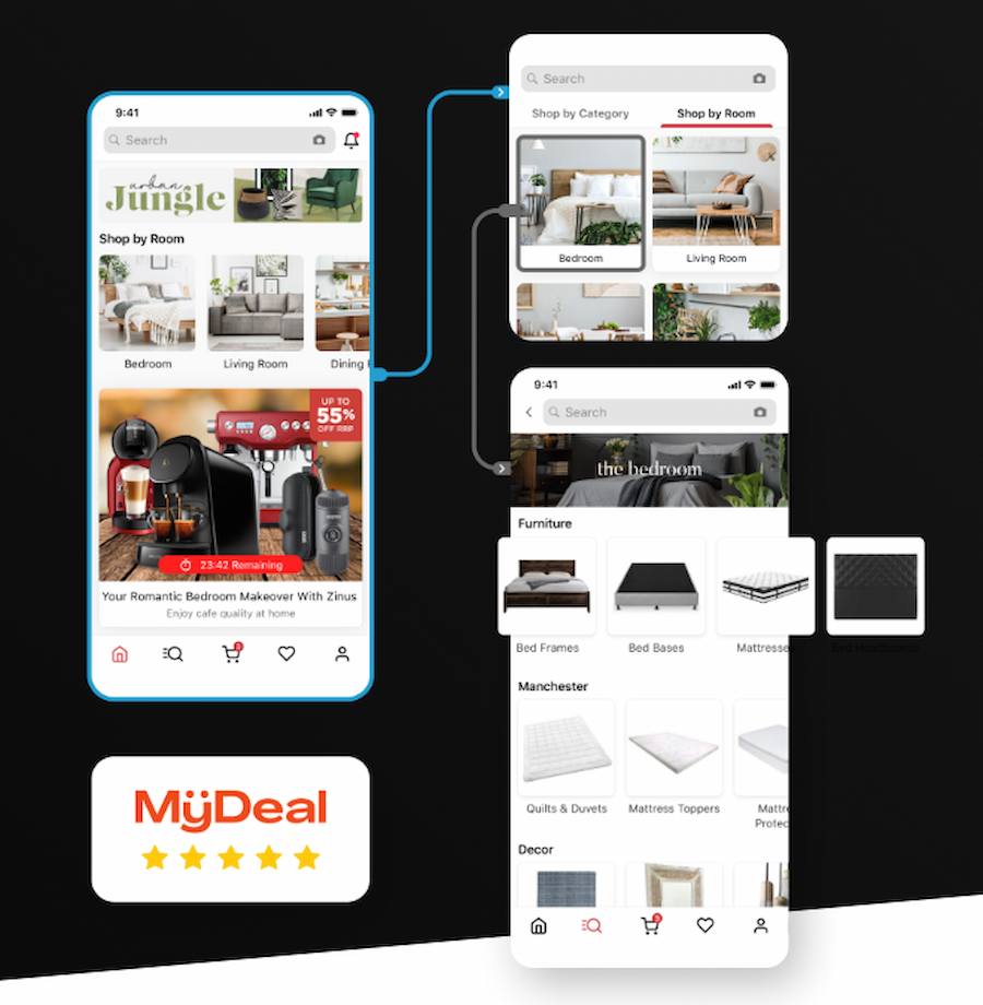 AP: MyDeal mobile app screenshot