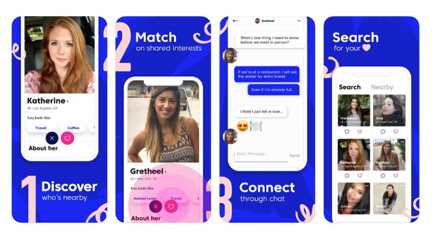 BDA: Match dating app screenshot