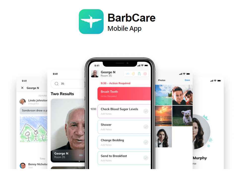 HAD: BarbCare mobile app screenshot