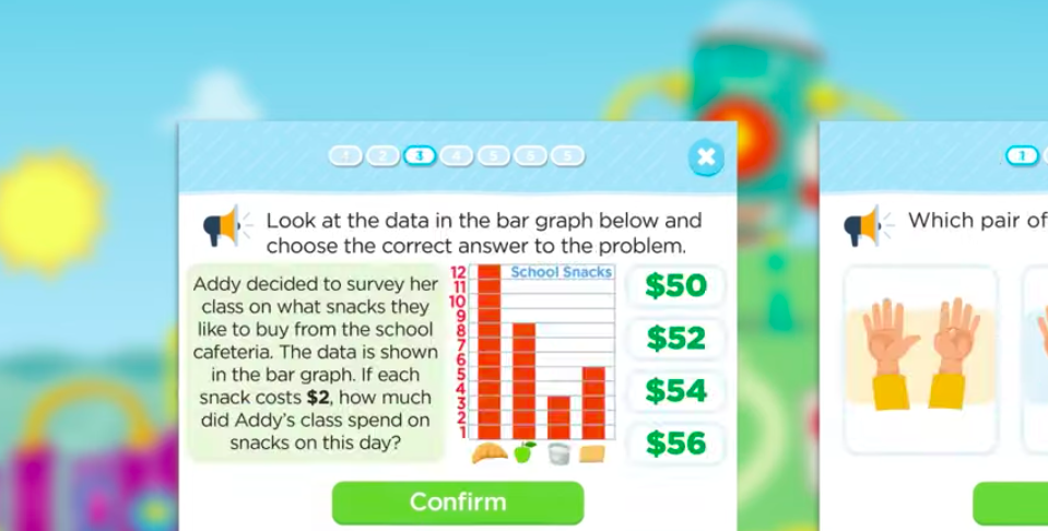 BAGI: Kids Academy sample of quiz screenshot