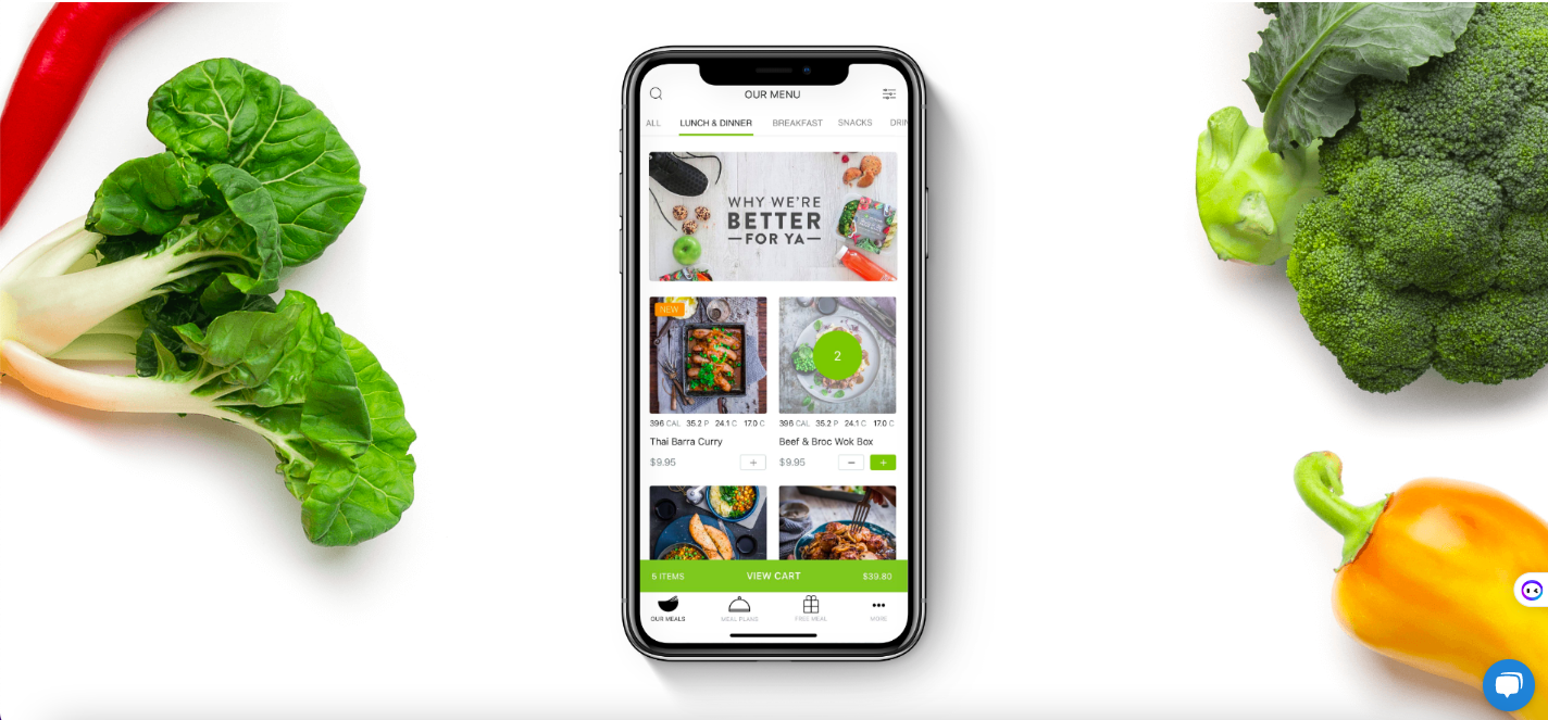 DIMA: YouFoodz mobile app