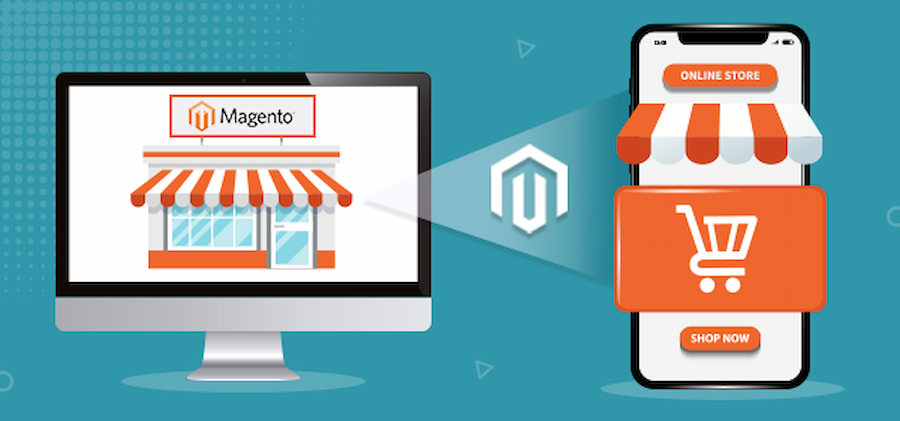 AFM: Mobile app for Magento diagram