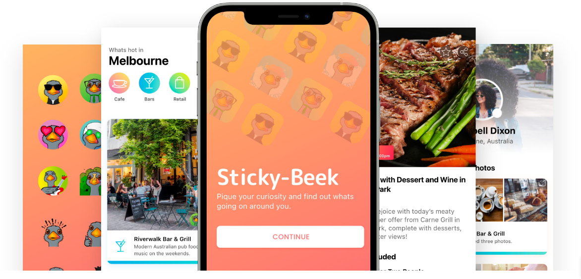 AVID: Sticky-Beek app screenshots