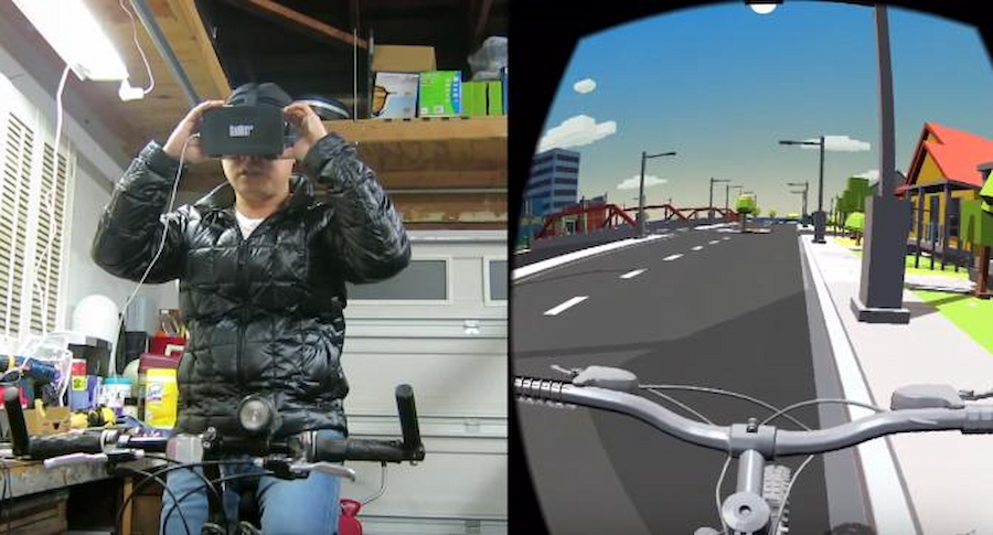 MC: Virtual reality cycling
