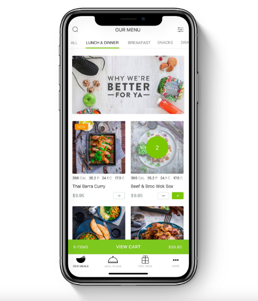 HBPR: Image of Youfoodz by Appetiser Apps
