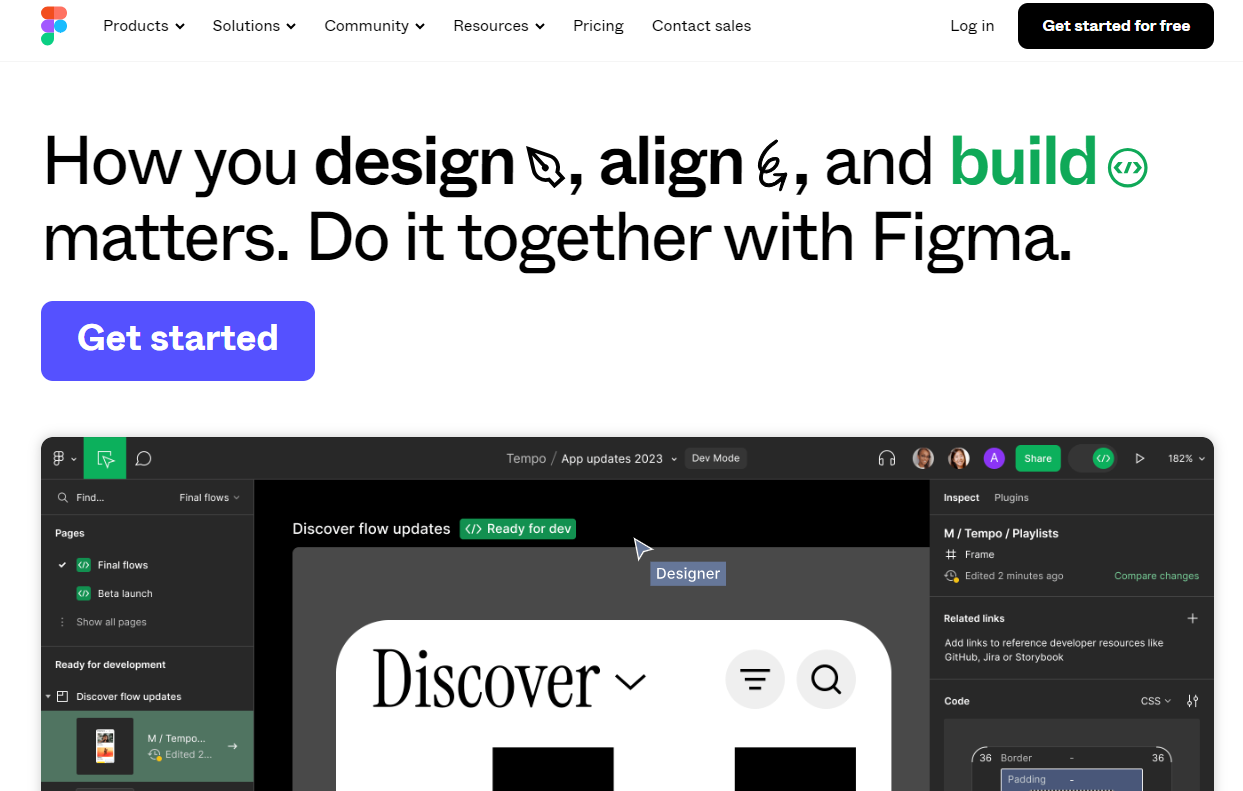 IADT: Figma home page