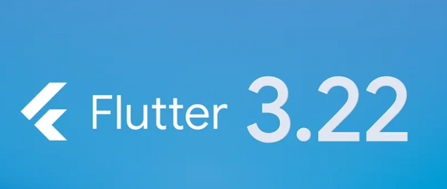 MADT: Logo of mobile app development tool Flutter and its version number