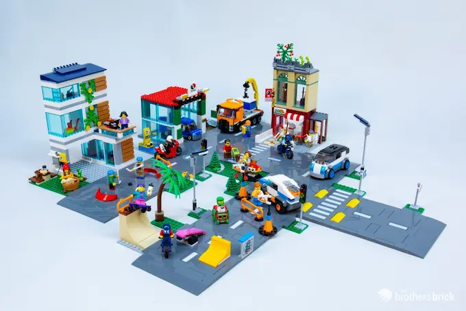 HCMA - Image of a Lego city by Brothers Brick