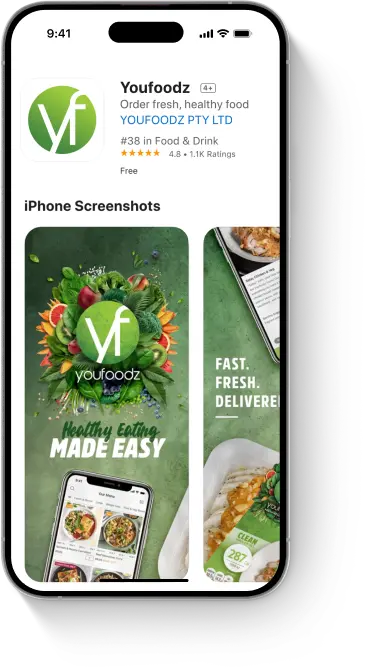 YouFoodz iPhone 14Web View