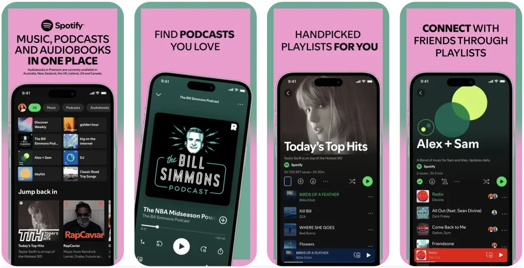 how to create a food delivery app copying spotify business model