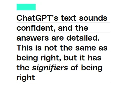 CCCAA: quote about chatgpt