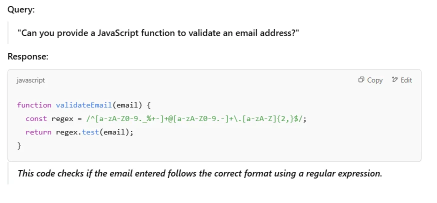 CCCAA: sample chatgpt prompt for code snippets