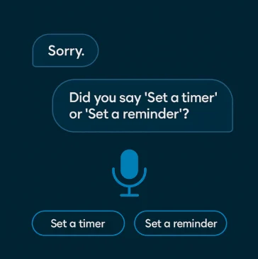 Voice UI - Fallback Choices Example