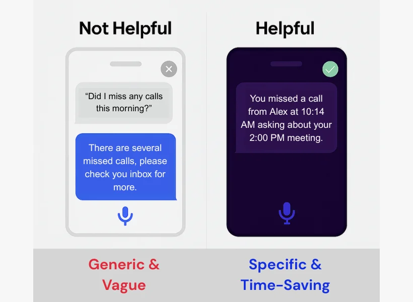 Voice UI - Prompt Comparison