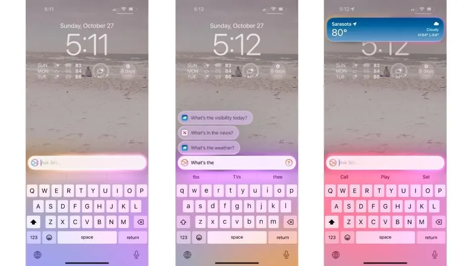 Voice UI - Type To Siri Feature